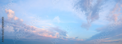 Photography A clear blue sky with a few clouds