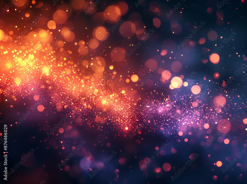 Colorful abstract background with glowing lights and sparkles. Colorful abstract background with glowing lights and sparkles.