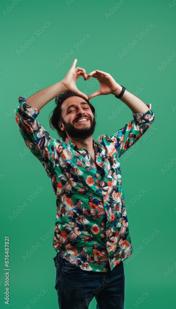 Ultra sharp image of a lively and cheerful Arabian man, adorned in a printed shirt, lifting Ultra sharp image of a lively and cheerful Arabian man, adorned in a printed shirt, lifting