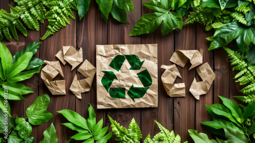 Recycle to save the planet and our resources. You can recycle paper, buildings, and leaves. It's a simple yet effective way to make a difference.