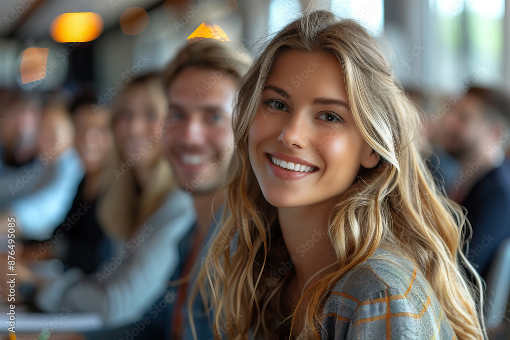 Teamwork Smiles in the Cafe. Generative AI Teamwork Smiles in the Cafe. Generative AI
