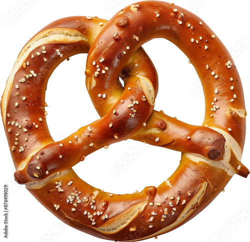 A Pretzel Bread Photo photo