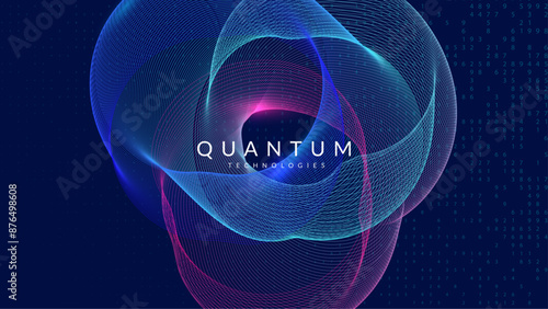 Digit Background. Deep learning: intelligence of the future. Cloud of dots for software automation. Mobile analytics for global information security. Quantum Background.