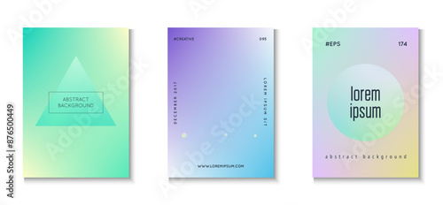 Minimal Shape. Holographic Background. Cyberpunk Sphere Template. Abstract Design. Hologram Placard. Pink Gradient Set. Fluorescent Digital Poster. Violet Minimal Shape