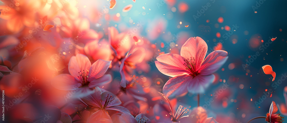 Colorful high definition wallpaper featuring vibrant flowers. Colorful high definition wallpaper featuring vibrant flowers.
