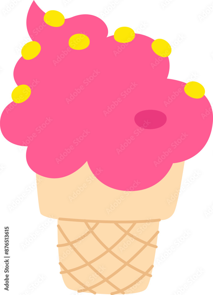 Hand Drawn Ice Cream Cone Hand Drawn Ice Cream Cone