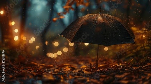 Umbrella. Cozy environment. Autumn background © Jane Kelly