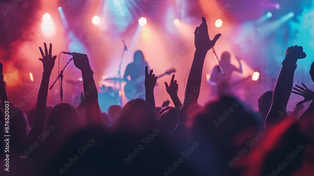 © Aisha - concert, party, music, concept background
