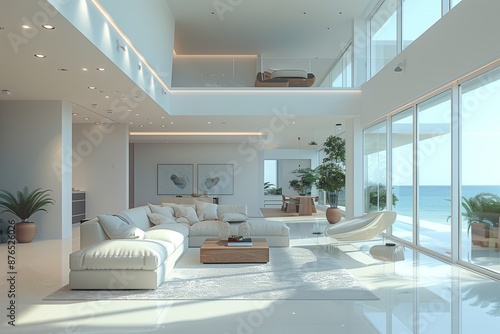 "Modern Light Apartment Illustration"