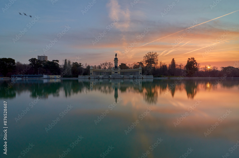 Naklejka premium Retiro Park Madrid Spain
