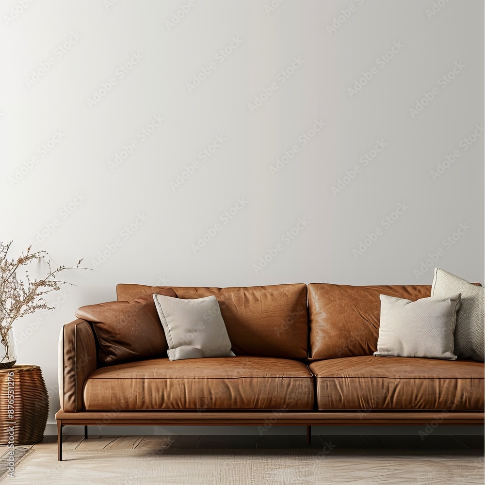 leather sofa in a room leather sofa in a room