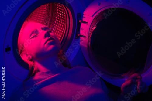 Wallpaper Mural Neon Bathroom Torontodigital.ca