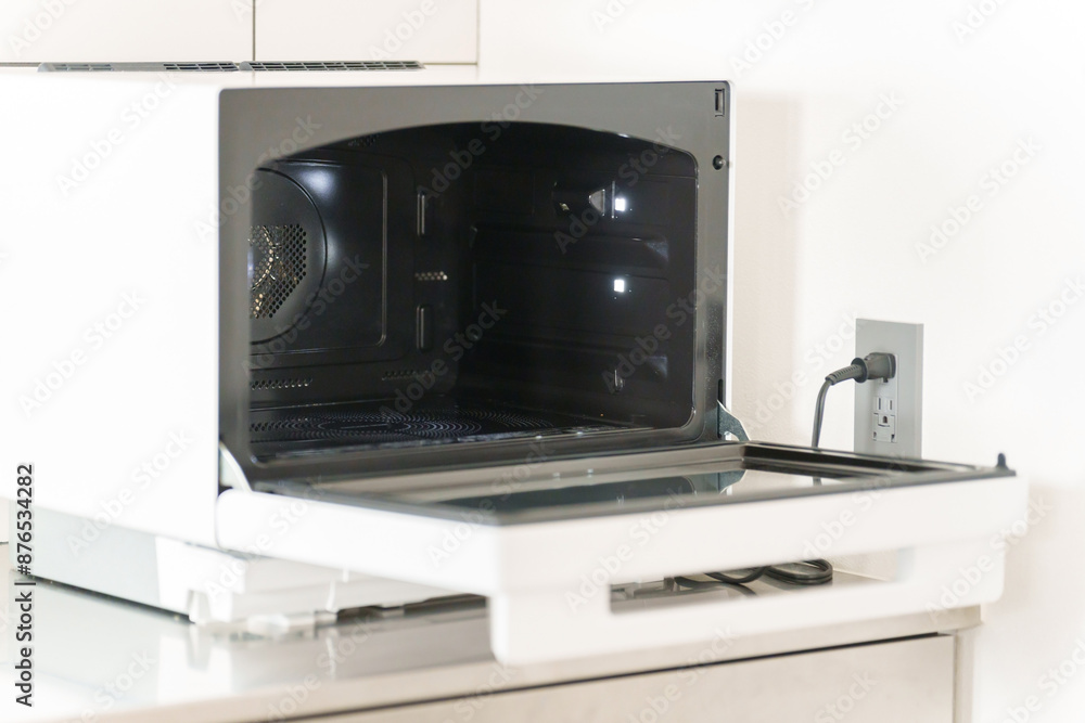Fototapeta premium キッチン 電子レンジ