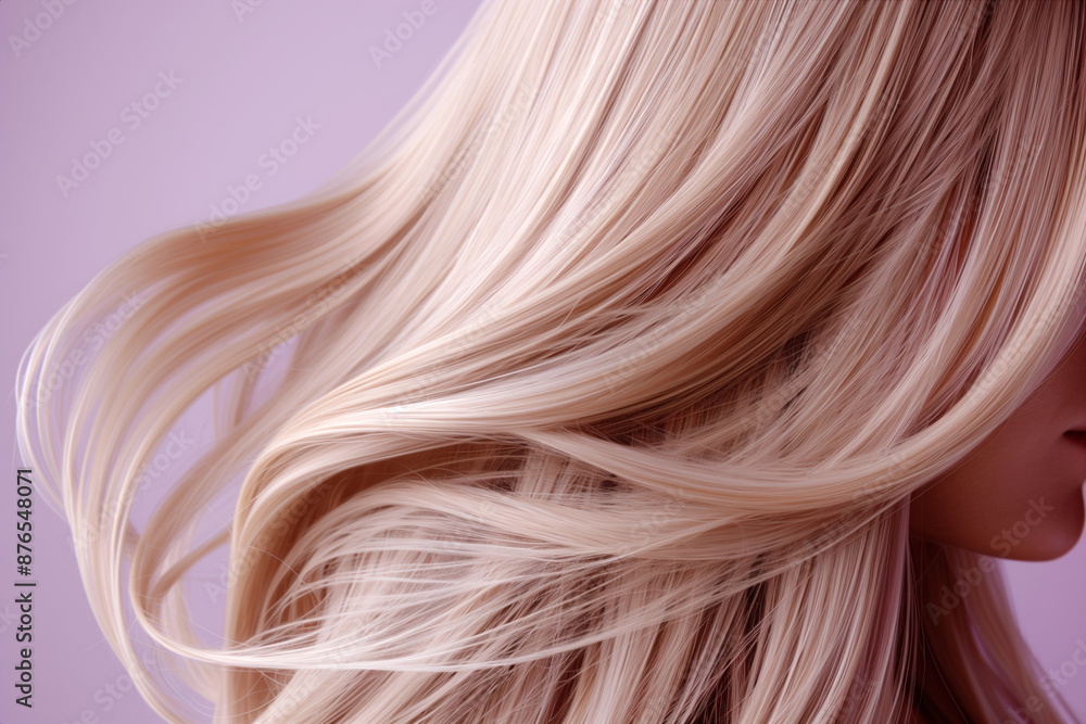 Blonde, shiny, healthy hair, perfect for premium hair products advertisement Blonde, shiny, healthy hair, perfect for premium hair products advertisement