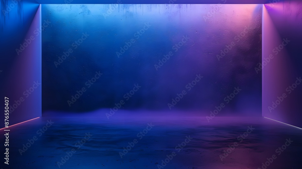 dark studio with gradient light in the background of empty space, display walls and interior floors for product display. dark studio with gradient light in the background of empty space, display walls and interior floors for product display.