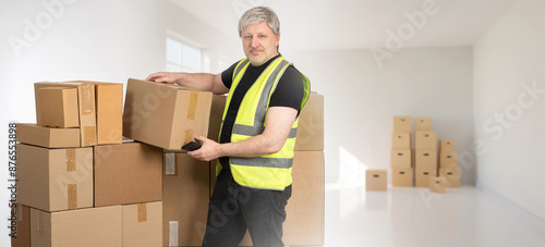 Loader for moving company. ...