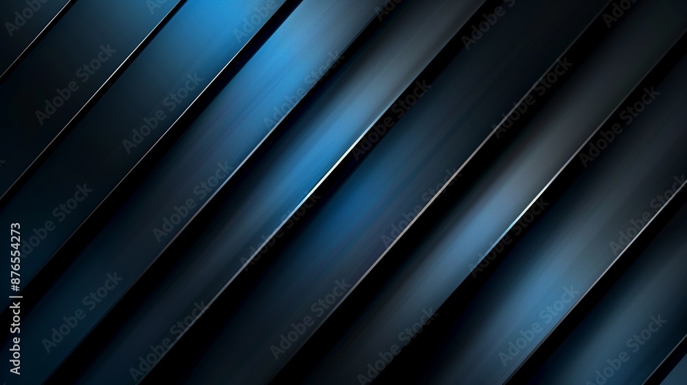 Abstract Blue Diagonal Stripes on Dark Background, Modern Pattern, Sleek Design, Cool Color Scheme Abstract Blue Diagonal Stripes on Dark Background, Modern Pattern, Sleek Design, Cool Color Scheme