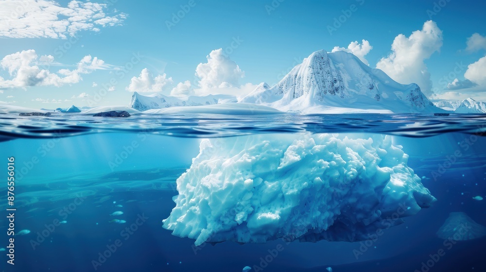 Iceberg Under the Ocean