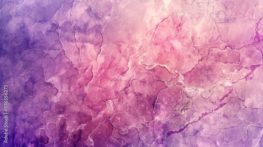 Obraz premium Pink and purple vintage background with marbled texture and old stone overlay