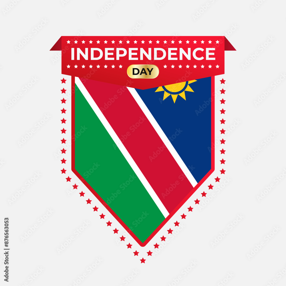 Obraz premium Namibia Independence Day Banner Design