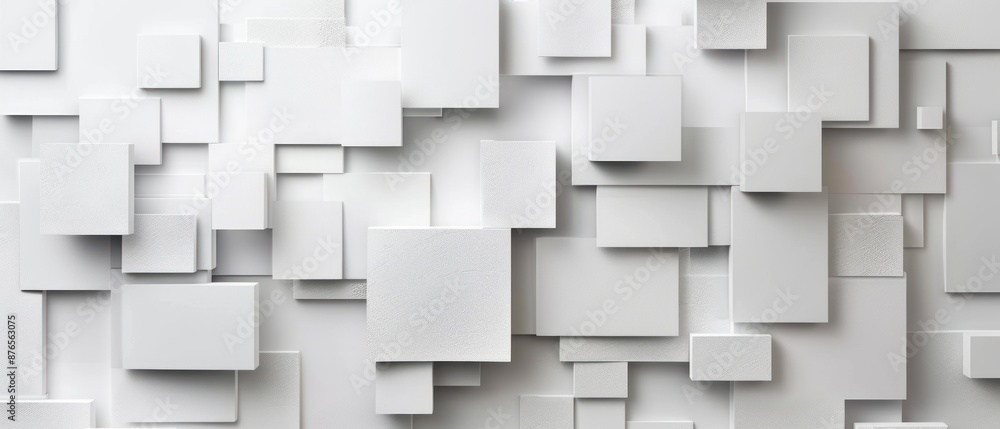 Abstract White Geometric Pattern Abstract White Geometric Pattern