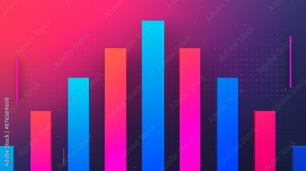 Big data analytics extracting valuable insights from vast amounts of data driving informed decision-making and strategic planning across various industries Background Illustration, Bright color Big data analytics extracting valuable insights from vast amounts of data driving informed decision-making and strategic planning across various industries Background Illustration, Bright color