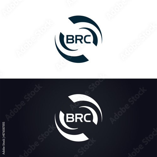 BRC logo. B R C design. White BRC letter. BRC, B R C letter logo design. B R C letter logo design in GOLD, GOLDEN LOGO, THREE, style. letter logo set in one artboard. B R C letter logo vector design.
