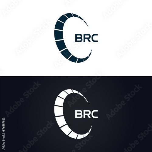 BRC logo. B R C design. White BRC letter. BRC, B R C letter logo design. B R C letter logo design in GOLD, GOLDEN LOGO, THREE, style. letter logo set in one artboard. B R C letter logo vector design.