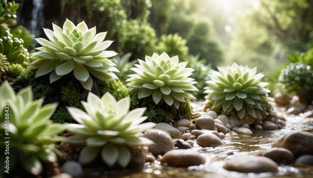 Succulents by the Stream. Succulents by the Stream.