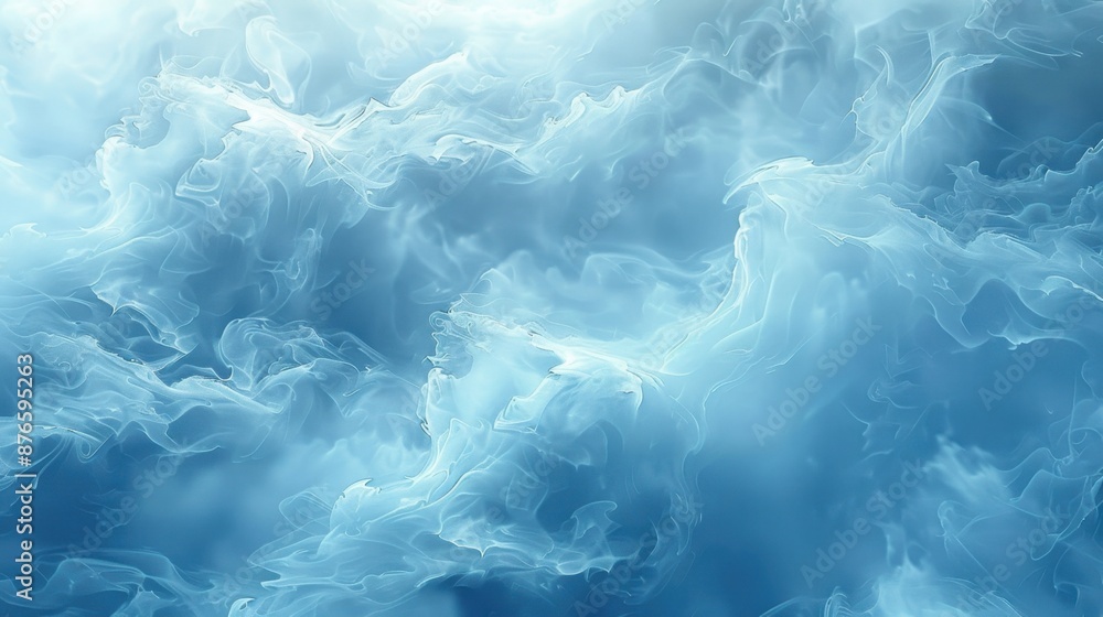 custom made wallpaper toronto digitalSerene and tranquil abstract background with a soft blend of blue shades, offering a calming effect with its smooth, blurred texture.
