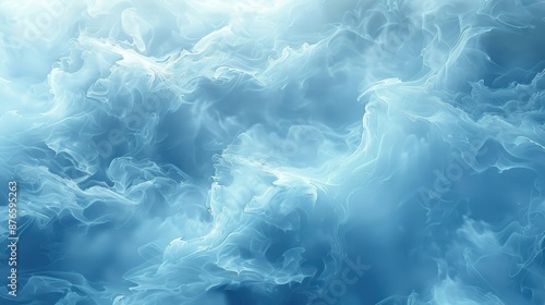 Wallpaper Mural Serene and tranquil abstract background with a soft blend of blue shades, offering a calming effect with its smooth, blurred texture.
 Torontodigital.ca