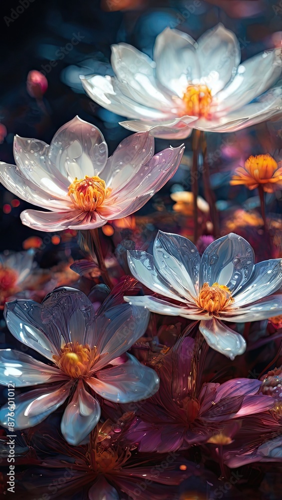 water lily in the water water lily in the water