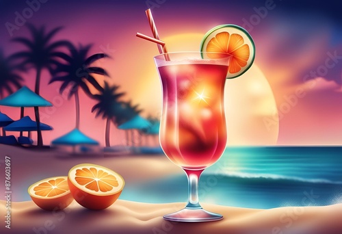 cocktail at the beach