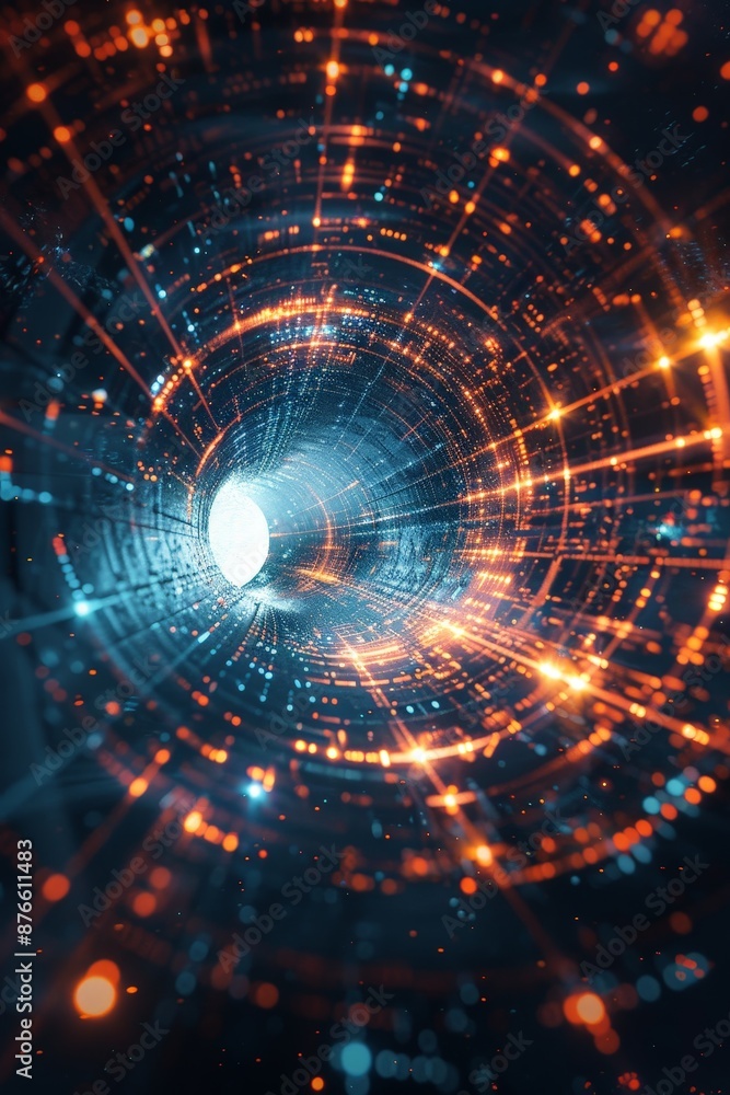 Futuristic Digital Vortex: Dynamic Energy of Technology Innovation Futuristic Digital Vortex: Dynamic Energy of Technology Innovation