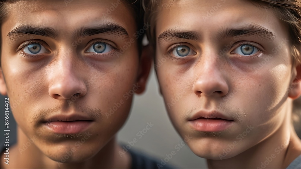 portrait of a couple,High definition, clearly focused faces of two adults portrait of a couple,High definition, clearly focused faces of two adults