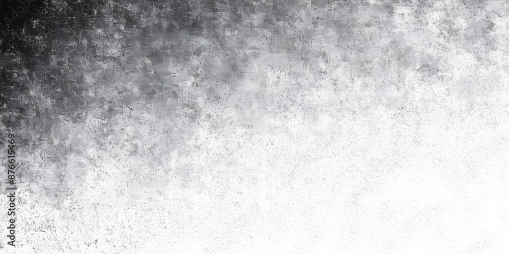Fototapeta premium Black white grainy background noise texture grunge gradient banner header, abstract poster cover backdrop design.