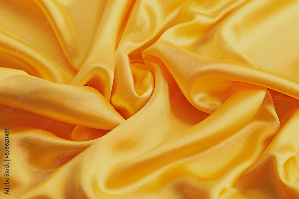 Luxurious Yellow Silk Satin Fabric with Smooth and Rich Texture for Elegant Designs Luxurious Yellow Silk Satin Fabric with Smooth and Rich Texture for Elegant Designs