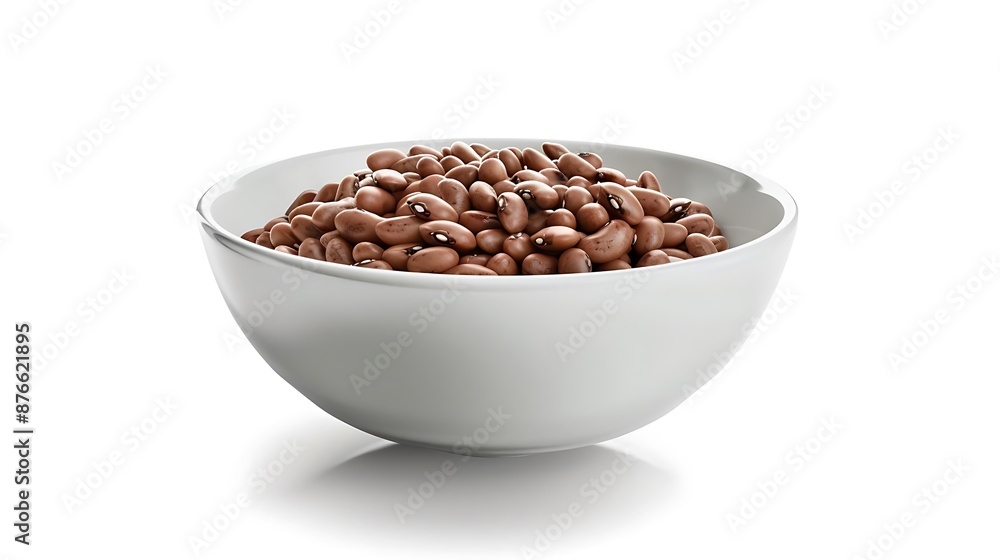 Photo of Brown Beans in a White Bowl Photo of Brown Beans in a White Bowl