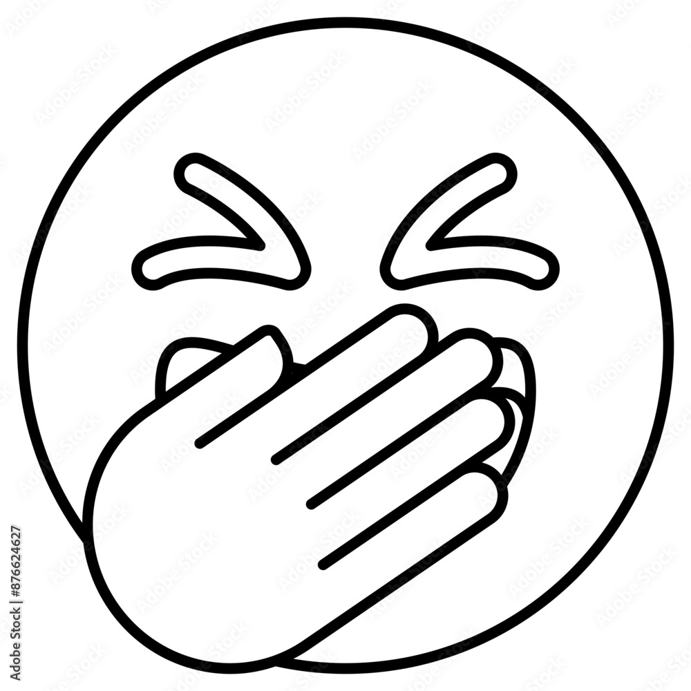 Obraz premium oops emoji