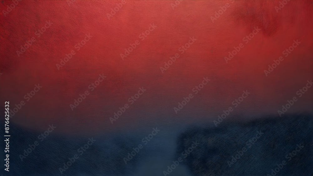 Fototapeta premium Red and blue sky background.