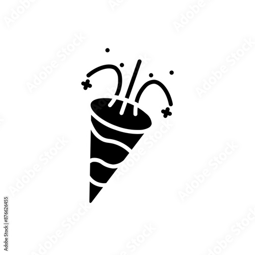 confetti glyph icon