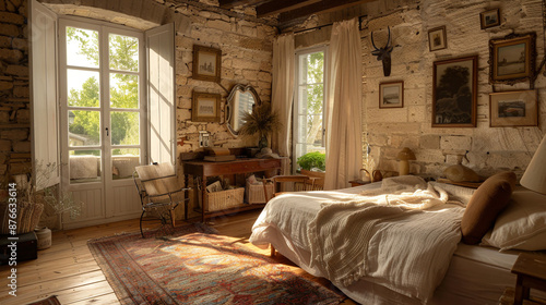 Rustic charm with vintage decor