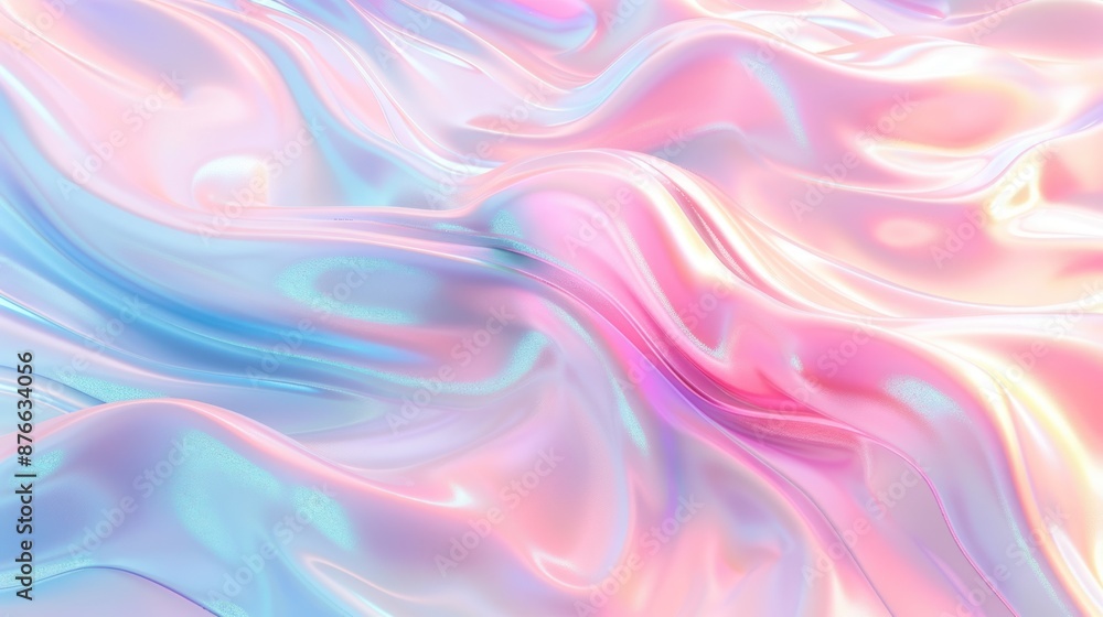 Abstract Liquid Background with Holographic Reflections Abstract Liquid Background with Holographic Reflections