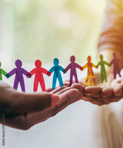 people holding hands