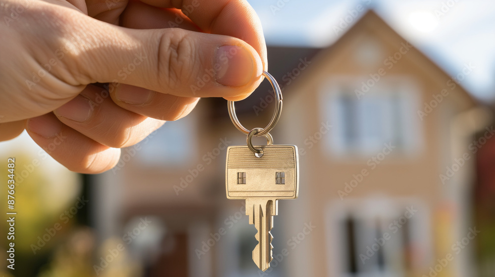 Receiving the Key to a New Home Receiving the Key to a New Home