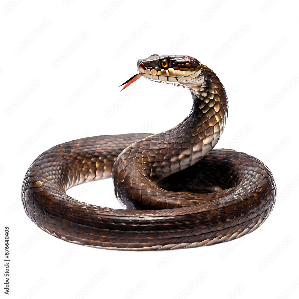 Water moccasin PNG, AI Generated Water moccasin PNG, AI Generated