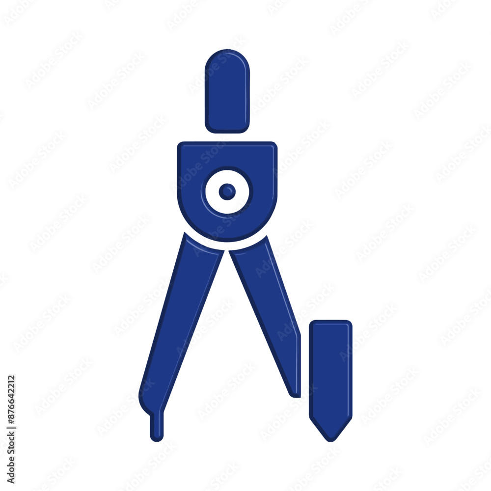 Illustration Vector graphic of drawing compass icon Illustration Vector graphic of drawing compass icon