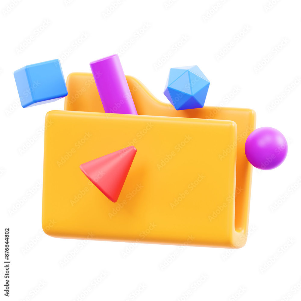 File Folder 3d Icon