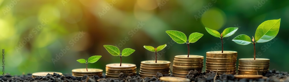 Health insurance policy with investment growth graphs, investment, securing financial health Health insurance policy with investment growth graphs, investment, securing financial health