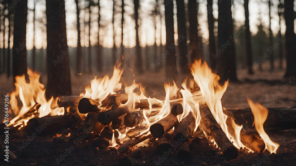 fire in the forest fire in the forest